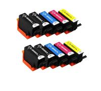 LOKLNEYK Cartouche d'encre Compatible IB06, Compatible avec imprimante IB06KA IB06CA IB06MA IB06YA PX S5010(10PCS(4BK))