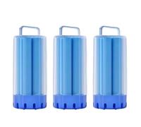 LOKLNEYK Compatible for Ecovacs, Compatible for DEEBOT, N30PRO/N30 Pro OMNI/N30OMNI Détergent De Remplacement Solide DSC060002 N30 Omni Robot Aspirateur Solide Nettoyeur De Sol Bleu(3pcs)