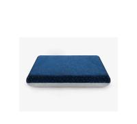 LOKLNEYK Coussin de Chaise en Latex Naturel Respirant pour canapé siège Bureau Voiture Coussin Siège Voiture(Velvet-Navy Blue,45x45x4cm)