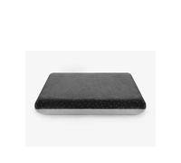 LOKLNEYK Coussin de Chaise en Latex Naturel Respirant pour canapé siège Bureau Voiture Coussin Siège Voiture(Velvet-Dark Gray,45x45x6cm)