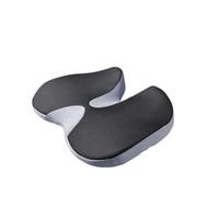 LOKLNEYK Coussin De Siège Confortable en Mousse À Mémoire Forme pour Chaise Voiture Soulagement La Douleur du Coccyx Oreiller Sciatique pour S'asseoir Coussin Siège Voiture(As pictureB)