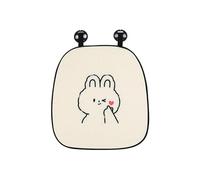 LOKLNEYK Coussin De Siège Voiture Universel en Peluche pour l'hiver Housse Avant Et Arrière Coussin Siège Voiture(Rabbit Front)