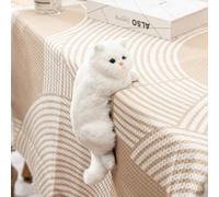 LOKLNEYK Décoration d'intérieur pour animal de compagnie, jouet pour enfants, loisirs créatifs, meuble TV, pendentif, décoration d'intérieur (longueur 31 cm, largeur 13 cm, noir pur chat)