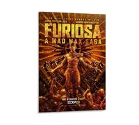 LOKLNEYK Furiosa A Mad Max Saga Poster d'art mural moderne - Impression minimaliste pour salon, chambre à coucher et bureau, une décoration simple mais frappante pour les maisons modernes, 40 x 60 cm