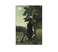 LOKLNEYK Henri Rousseau Poster d'art mural moderne - Impression minimaliste pour salon, chambre à coucher et bureau - Une décoration simple mais frappante pour les maisons modernes - 50 x 75 cm, style