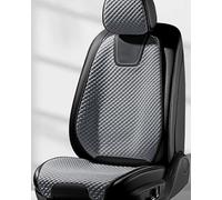 LOKLNEYK Housse De Siège Voiture en Soie Glacée Summer Cool Coussin Refroidissement Universel Anti-Transpiration Coussin Siège Voiture(1 Seat Gray)