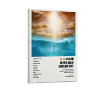 LOKLNEYK Jhené Aiko Souled OutModern Poster mural minimaliste pour salon, chambre à coucher, bureau - Une décoration simple mais frappante pour les maisons modernes - 20 x 30 cm - Style cadre