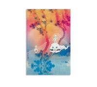 LOKLNEYK Kids See Ghosts Poster d'art mural moderne - Impression minimaliste pour salon, chambre à coucher et bureau, une décoration simple mais frappante pour les maisons modernes, 40 x 60 cm, style