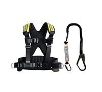 LOKLNEYK Kit Harnais de sécurité, Harnais de sécurité for Le Travail en Hauteur, kit for Harnais d'escalade, antichute, équipement Protection Contre Les Chutes/D(C)