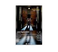 LOKLNEYK Late Registration by Kanye West Poster mural moderne, impression minimaliste pour salon, chambre à coucher, bureau, un décor simple mais accrocheur pour les maisons modernes, 24x36inch