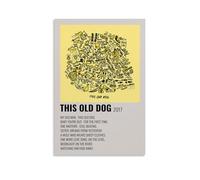LOKLNEYK Mac DeMarco Poster mural moderne avec inscription « This Old Dog » - Impression minimaliste pour salon, chambre à coucher et bureau - Une décoration simple mais frappante pour les maisons