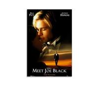LOKLNEYK Meet Joe Black Poster mural moderne minimaliste pour salon, chambre à coucher, bureau - Une décoration simple mais frappante pour les maisons modernes - 30 x 45 cm - Style sans cadre
