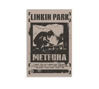 LOKLNEYK Meteora-Linkin Park Poster mural moderne minimaliste pour salon, chambre à coucher, bureau - Une décoration simple mais frappante pour les maisons modernes - 20 x 30 cm - Style sans cadre