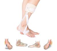 LOKLNEYK Orthèse Cheville-Pied, Orthèse for Pied Tombant, stabilisateur de Cheville avec Bandage Amovible for Pieds Plats, AVC, sclérose en plaques, Convient au Gauche/Droit, Gauche-M(Right,M)