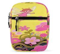 LOKLNEYK Petit sac à bandoulière pour homme et femme, motif lutins des contes de fées, sac à bandoulière tendance pour voyage, course à pied avec sangle réglable