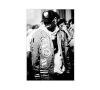 LOKLNEYK Poster Chris Brown sur toile - Décoration murale pour salon, chambre à coucher - 50 x 75 cm