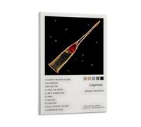 LOKLNEYK Poster mural moderne Leprous Melodies of Atonement - Impression minimaliste pour salon, chambre à coucher et bureau - Une décoration simple mais frappante pour les maisons modernes - 20 x 30