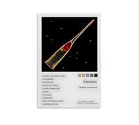 LOKLNEYK Poster mural moderne Leprous Melodies of Atonement - Impression minimaliste pour salon, chambre à coucher et bureau - Une décoration simple mais frappante pour les maisons modernes - 20 x 30