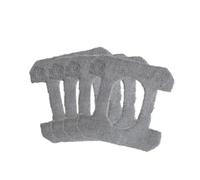 LOKLNEYK Robot Nettoyeur De Vitres Électrique, Chiffon, Compatible avec Hutt,W8, Kit De Nettoyage De Vitres en Tissu De Vadrouille, Chiffon De Nettoyage De Vitres À Séchage Rapide