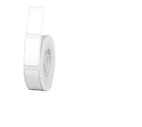 LOKLNEYK Rouleau de Papier d'étiquettes Thermique, Auto-adhésif, Code-Barres, Prix, nom, Impression Compatible avec D11 D110(White 12-22mm)