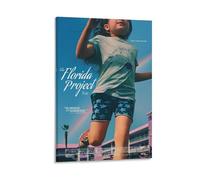 LOKLNEYK The Florida ProjectPoster mural moderne minimaliste pour salon, chambre à coucher, bureau - Une décoration simple mais frappante pour les maisons modernes - 60 x 90 cm - Cadre