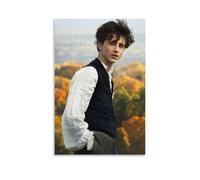 LOKLNEYK Timothée Chalamet Poster d'art mural moderne - Impression minimaliste pour salon, chambre à coucher et bureau - Une décoration simple mais frappante pour les maisons modernes - 20 x 30 cm