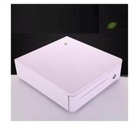 LOKLNEYK Tiroir-Caisse, Petit tiroir-Caisse Manuel à Ouverture par Pression avec 5 emplacements for Billets et for pièces for système de Point Vente(Bianco)