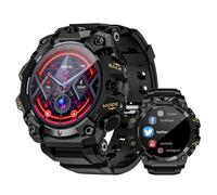 LOKMAT 4G Android Smartwatch APPLLP 2 PRO, 4 Go + 64 Go Robuste Militaire Sport Montre Homme Montre Fitness Tracker avec GPS, Caméra WiFi, Bluetooth (Noir)