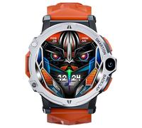 LOKMAT APPLLP 6 Pro Montre-Téléphone 4G LTE, 4 Go RAM 64 Go ROM, Moniteur de Fréquence Cardiaque, Support WiFi 2,4G, Beidou, GPS - Argent