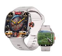 LOKMAT Montre intelligente Android avec carte SIM 4G, écran AMOLED de 2,16", 3 Go + 32 Go, pour homme et femme, avec caméra rotative, WiFi, GPS, 1150 mAh, montre de suivi d'activité physique (doré)