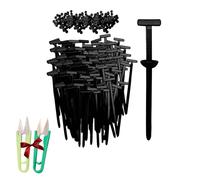 LOKORI Attache-câble Universelle en Nylon, Support autobloquant Robuste for Attaches zippées, Attache-câble Multifonction avec Boucle, for réparation Automobile Quotidienne, avec Ciseaux(100pcs)