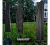 LOKWAXYA Housse Parasol Déporté avec Fermeture Éclair, 420D Tissu Oxford Couverture de Parasol, Anti-UV, Imperméable, Résistant, Coupe-Vent de Couverture de Parapluie (Size:280(30 * 81 * 45) cm)