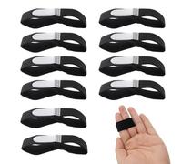 lokxmve 10 Pièces Attelle Doigt Orteil Réglable Orthèses de Doigt Bandages pour Orteils Bandes de Maintien Doigts Réutilisables Strap Doigts pour Cassés, Foulés, Enflés, Hallux Valgus