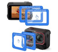 Lokyoo Lot de 4 protecteurs d'écran pour objectif Insta360 Ace Pro 2 [verre trempé pour appareil photo] [Kit d'alignement facile à installer] Dureté 9H, anti-rayures, anti-bulles