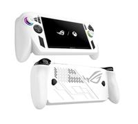 Lokyoyo Coque en silicone à couverture complète à 360° pour ASUS ROG Xbox Ally/Ally X 2025 - Antichoc, antidérapant, double protection contre les rayures avec capuchons de pouce (blanc)