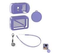 Lokyoyo Étui de protection en silicone compatible avec DJI Osmo Nano - Kit de protection complète avec bouchon d'objectif et cordon anti-perte (violet)