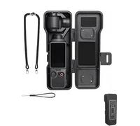 Lokyoyo Étui de rangement magnétique rigide compatible avec DJI Osmo Pocket 4, boîte de protection pour filtre d'objectif portable pour accessoires d'appareil photo Pocket 4, Short noir., Étui de