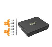 LOKYOYO Étui de rangement rigide pour hélices DJI Neo Drone, résistant aux chocs, à la poussière et à la poussière (étui + hélices orange + vis + tournevis)