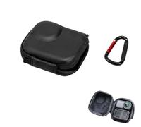 Lokyoyo Étui de transport pour DJI Osmo Nano, sac de rangement de voyage portable avec mousqueton, housse de protection intégrale antichoc pour accessoires de caméra d'action, Demi-écharpe noire