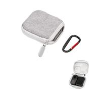 Lokyoyo Étui de transport pour DJI Osmo Nano, sac de rangement de voyage portable avec mousqueton, housse de protection intégrale antichoc pour accessoires de caméra d'action, Demi-enveloppe Gris