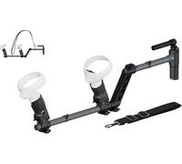 Lokyoyo Roulement de pistolet VR pour Quest 3S/3/2 Poignée de commande de tir - Fusil VR magnétique avec sangles d'épaule