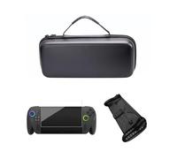 Lokyoyo Sac de transport en cuir synthétique pour Asus ROG Xbox Ally/Ally X 2025 - Imperméable avec poche en maille et support intégré pour console + accessoires, Beige clair, Coque rigide pour DJI