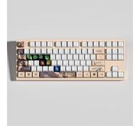 LOL 30 Capuchons de Touches Profil OEM Ergonomique, Matériau PBT OEM Profile Dye Sublimation Disposition, Compatible avec la Plupart des Claviers Mécaniques (Riven)