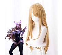 LOL KDA Ahri Cosplay perruque star gardien Ahri cheveux synthétiques Halloween carnaval Anime Costume perruques taille unique