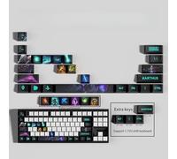 LOL Lot de 30 capuchons de clavier mécanique de jeu sur PC gravés au laser avec chaque portrait passif et compétences compatibles avec n'importe quel clavier mécanique (Karthus)