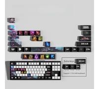 LOL Lot de 30 capuchons de clavier mécaniques de jeu sur PC gravés au laser avec chaque portrait passif et compétences compatibles avec n'importe quel clavier mécanique (bruyère)