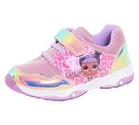 LOL Surprise Baskets lumineuses pour filles et enfants Chaussures de sport faciles à fixer, rose, 25 EU