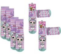 LOL Surprise Chaussettes antidérapantes pack de 2 Chaussettes colorées avec semelle antidérapante 27/30