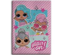 LOL Surprise Couverture douillette - Couverture polaire moelleuse pour enfants, 140 x 100 cm