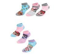 LOL Surprise Lot de 6 paires de chaussettes de sport pour fille, mehrfarbig, 23/26